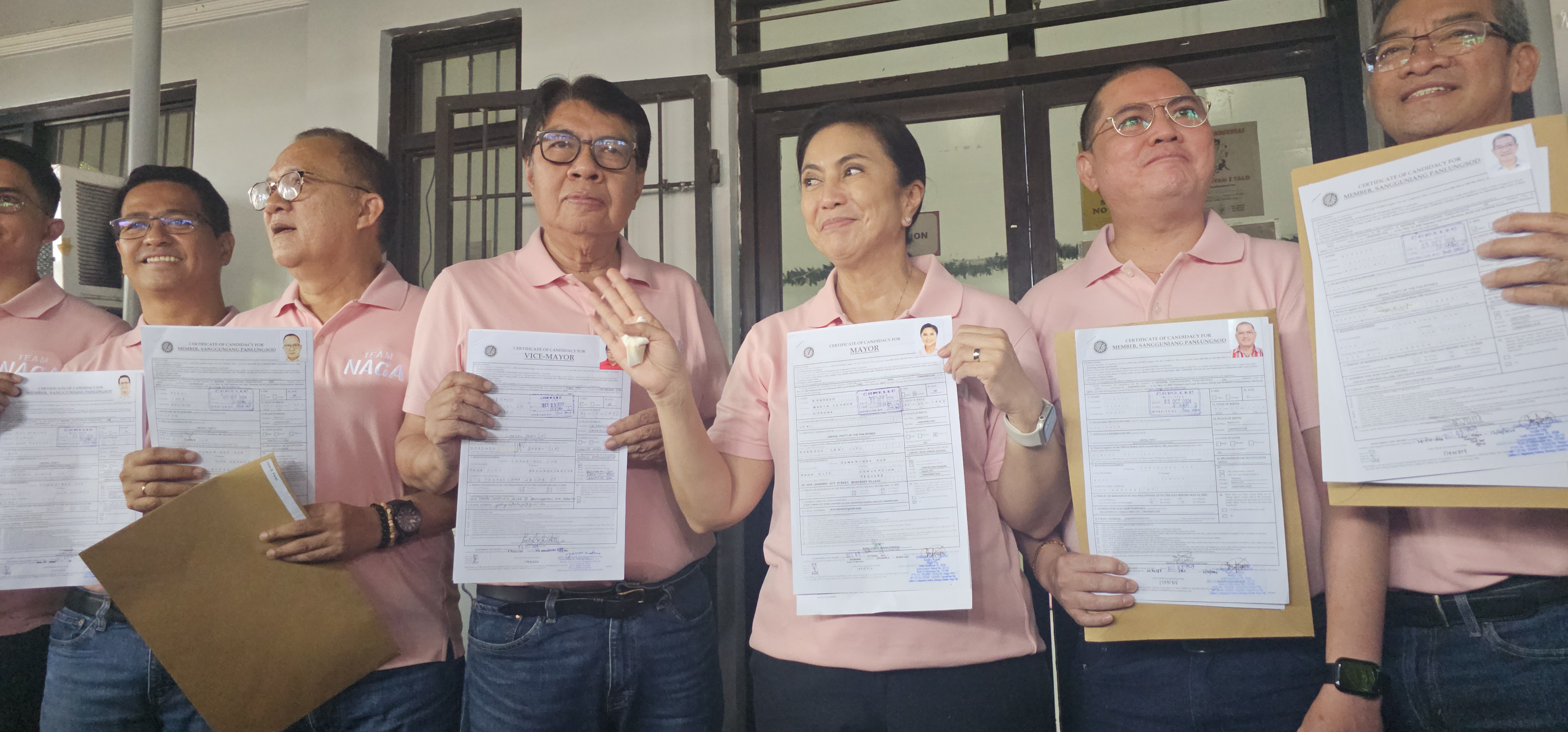 Leni’s runningmate: Rep. Bordado files COC for Naga City vice mayor